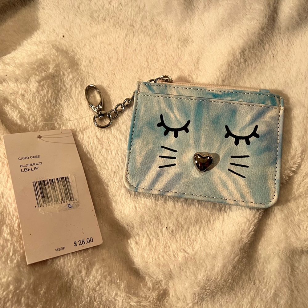 Betsy Johnson cat card holder